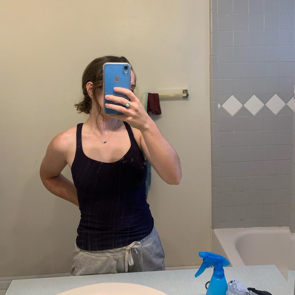 Purple lululemon tank top